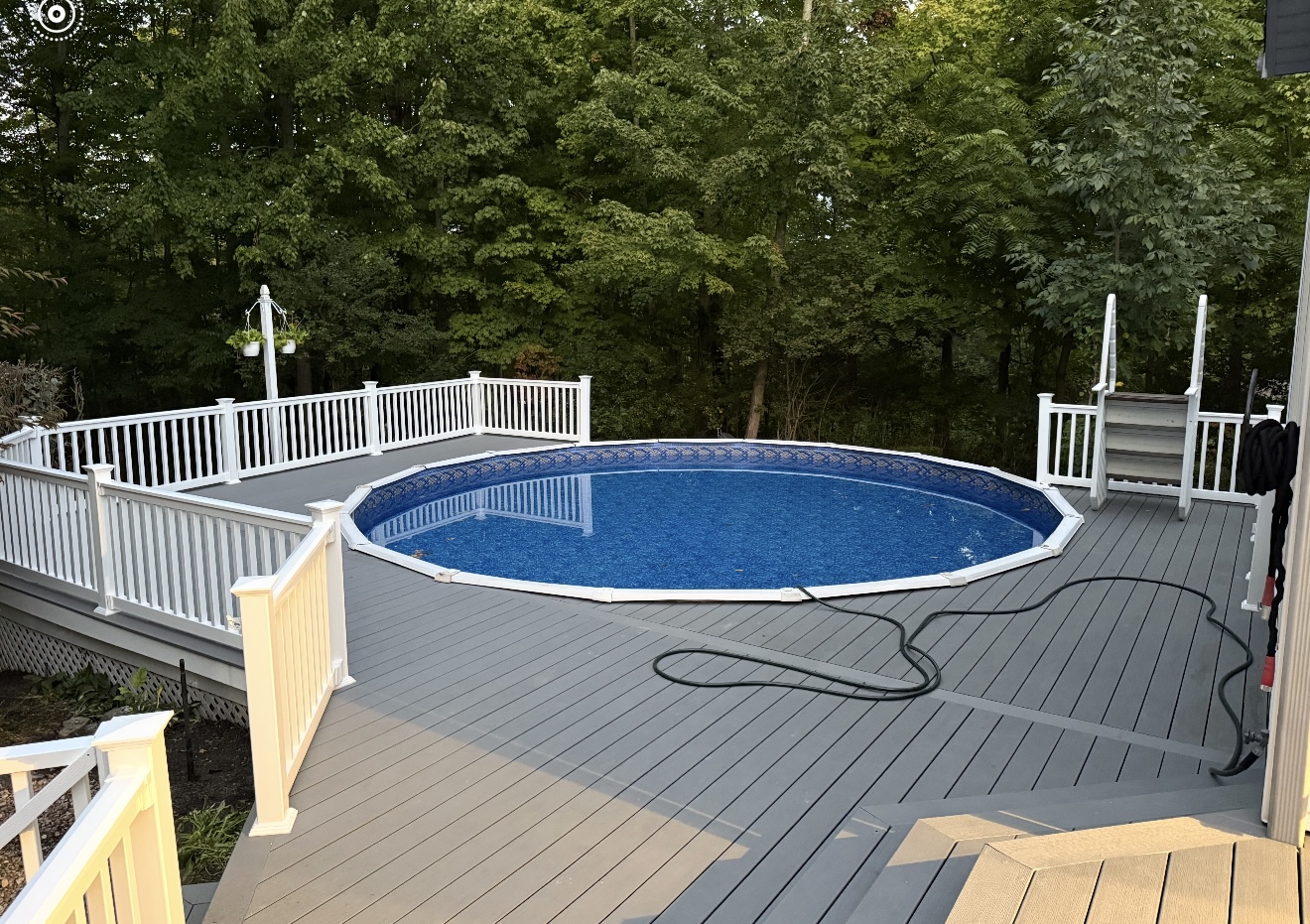 Gray Composite Pool Deck