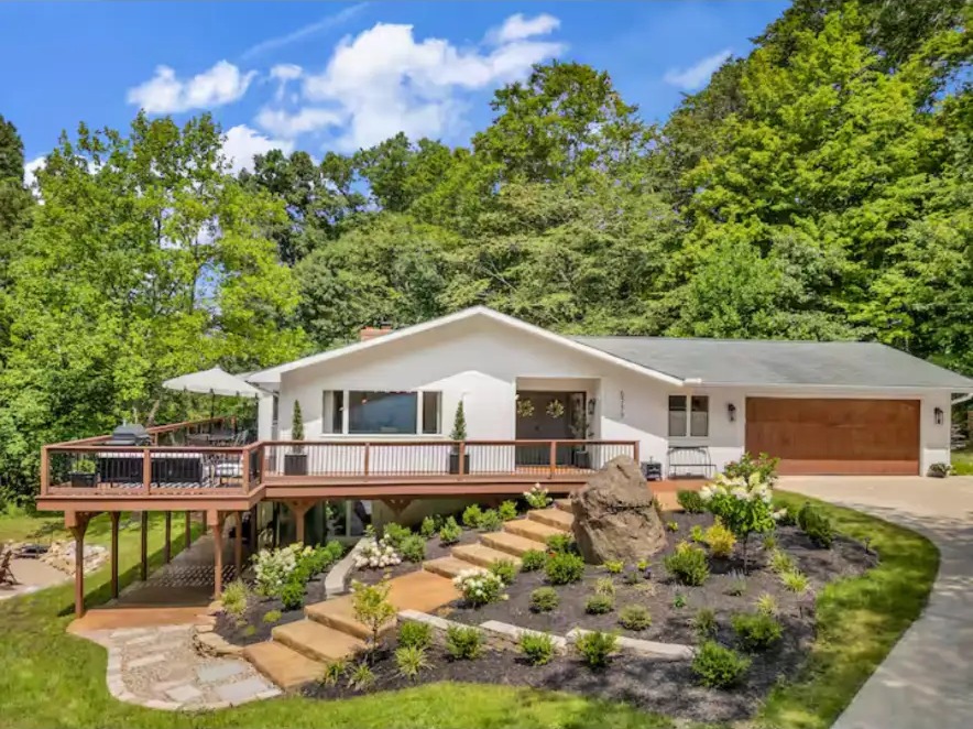 Elevated Deck Over Landscaping