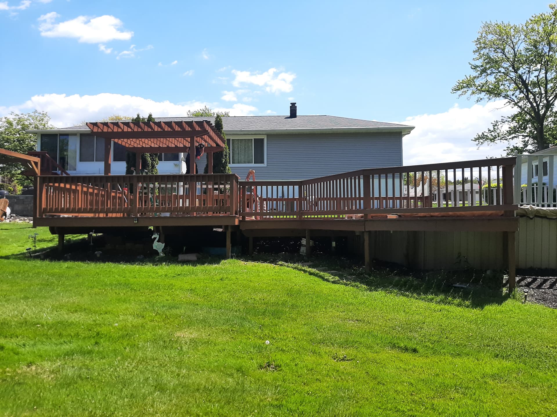 Wrap-Around Deck & Pergola